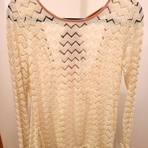 A'reve sheer sweater